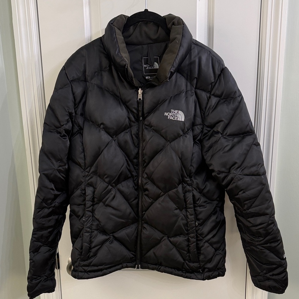 The North Face Black Aconcagua Quilted Jacket Large 550 down women’s